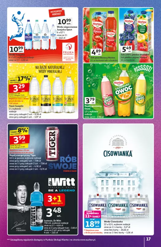 Auchan - gazetka promocyjna Znane marki duży wybór Hipermarket od czwartku 16.10 do środy 22.10 - strona 17