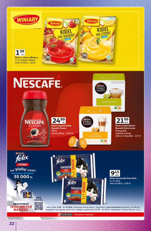 Auchan - gazetka promocyjna Znane marki duży wybór Hipermarket od czwartku 16.10 do środy 22.10 - strona 22