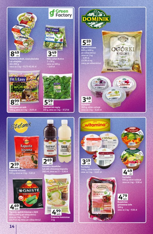 Auchan - gazetka promocyjna Znane marki duży wybór Hipermarket od czwartku 16.10 do środy 22.10 - strona 14
