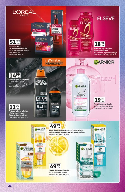 Auchan - gazetka promocyjna Znane marki duży wybór Hipermarket od czwartku 16.10 do środy 22.10 - strona 26