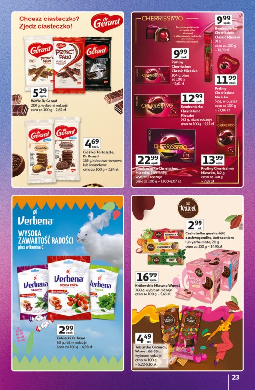 Auchan - gazetka promocyjna Znane marki duży wybór Hipermarket od czwartku 16.10 do środy 22.10 - strona 23