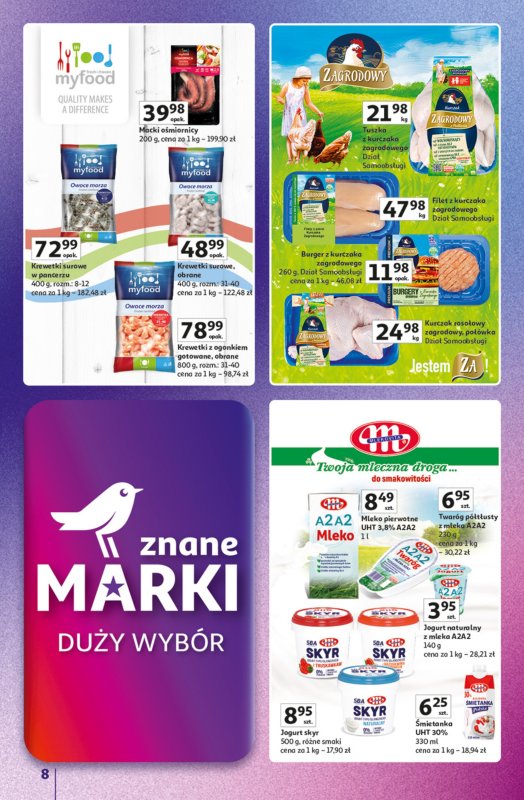 Auchan - gazetka promocyjna Znane marki duży wybór Hipermarket od czwartku 16.10 do środy 22.10 - strona 8