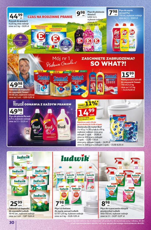 Auchan - gazetka promocyjna Znane marki duży wybór Hipermarket od czwartku 16.10 do środy 22.10 - strona 30