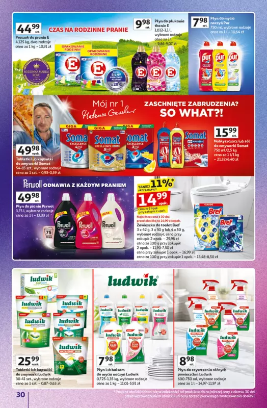 Auchan - gazetka promocyjna Znane marki duży wybór Hipermarket od czwartku 16.10 do środy 22.10 - strona 30