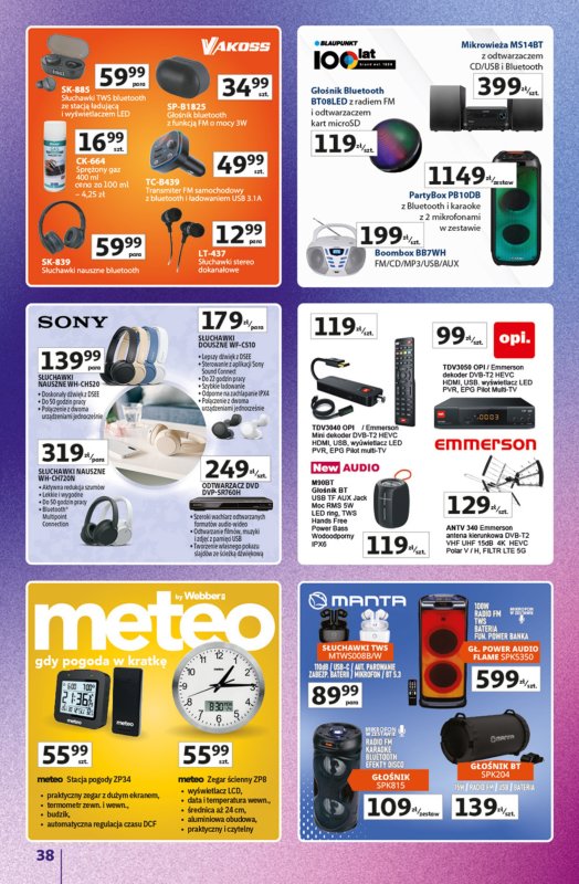 Auchan - gazetka promocyjna Znane marki duży wybór Hipermarket od czwartku 16.10 do środy 22.10 - strona 38