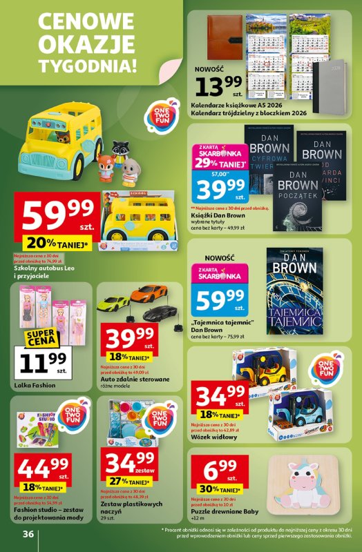 Auchan - gazetka promocyjna Wielkie przeboje cenowe Hipermarket od czwartku 16.10 do środy 22.10 - strona 36