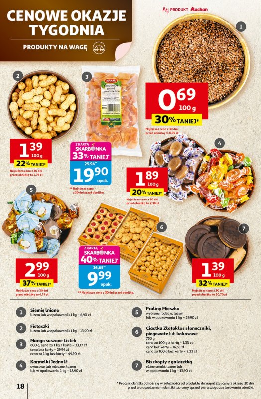 Auchan - gazetka promocyjna Wielkie przeboje cenowe Hipermarket od czwartku 16.10 do środy 22.10 - strona 18