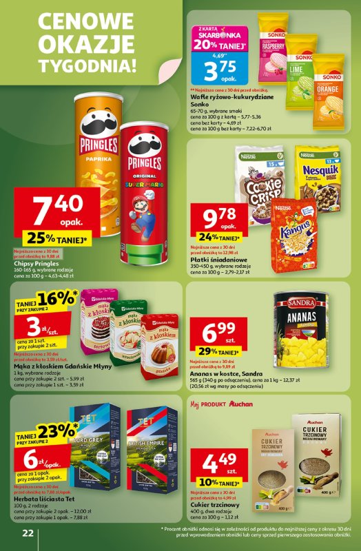 Auchan - gazetka promocyjna Wielkie przeboje cenowe Hipermarket od czwartku 16.10 do środy 22.10 - strona 22
