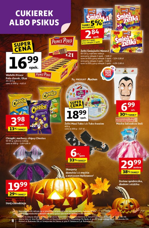 Auchan - gazetka promocyjna Wielkie przeboje cenowe Hipermarket od czwartku 16.10 do środy 22.10 - strona 8