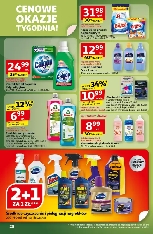 Auchan - gazetka promocyjna Wielkie przeboje cenowe Hipermarket od czwartku 16.10 do środy 22.10 - strona 28