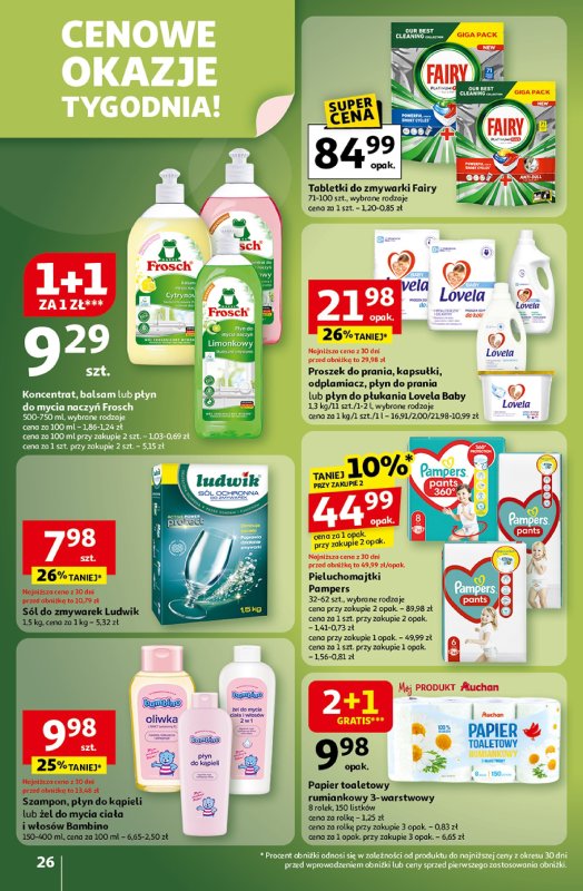 Auchan - gazetka promocyjna Wielkie przeboje cenowe Hipermarket od czwartku 16.10 do środy 22.10 - strona 26