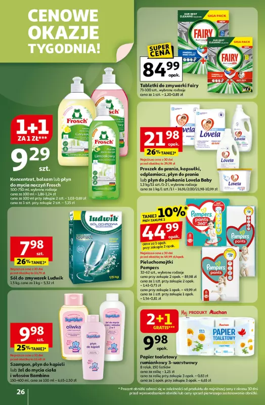 Auchan - gazetka promocyjna Wielkie przeboje cenowe Hipermarket od czwartku 16.10 do środy 22.10 - strona 26