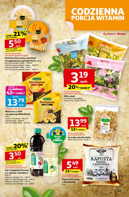 Auchan - gazetka promocyjna Wielkie przeboje cenowe Hipermarket od czwartku 16.10 do środy 22.10 - strona 11