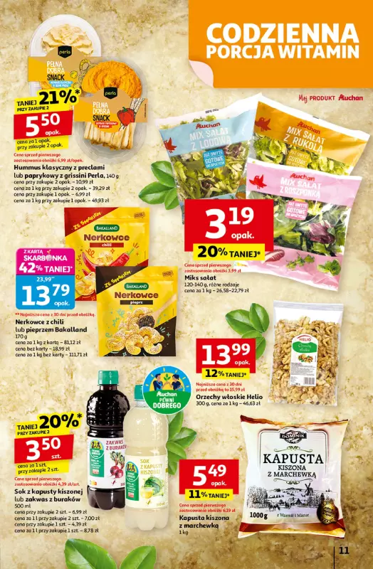 Auchan - gazetka promocyjna Wielkie przeboje cenowe Hipermarket od czwartku 16.10 do środy 22.10 - strona 11