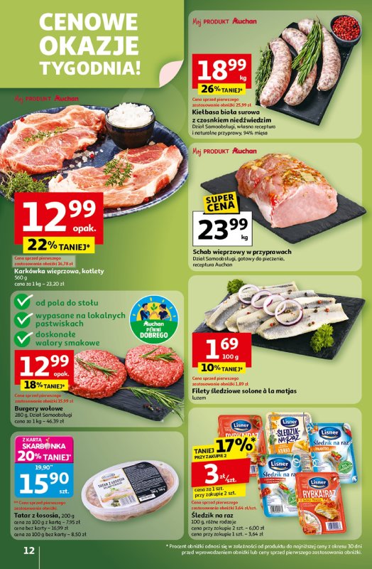 Auchan - gazetka promocyjna Wielkie przeboje cenowe Hipermarket od czwartku 16.10 do środy 22.10 - strona 12
