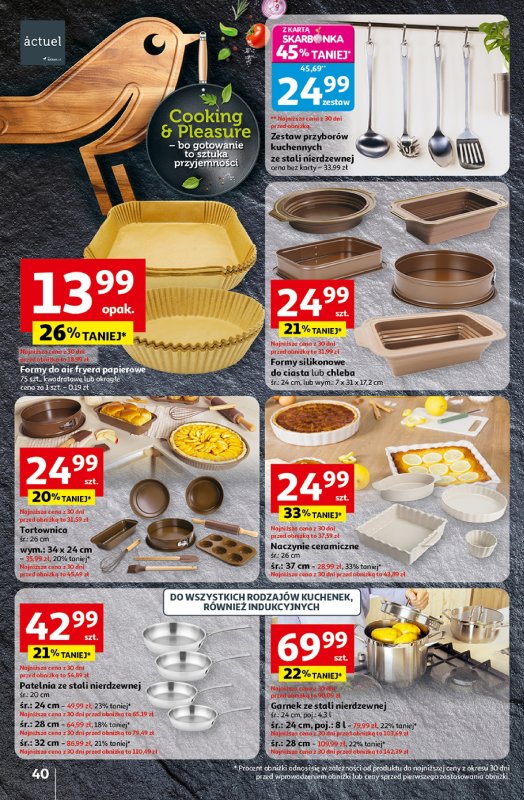 Auchan - gazetka promocyjna Wielkie przeboje cenowe Hipermarket od czwartku 16.10 do środy 22.10 - strona 40