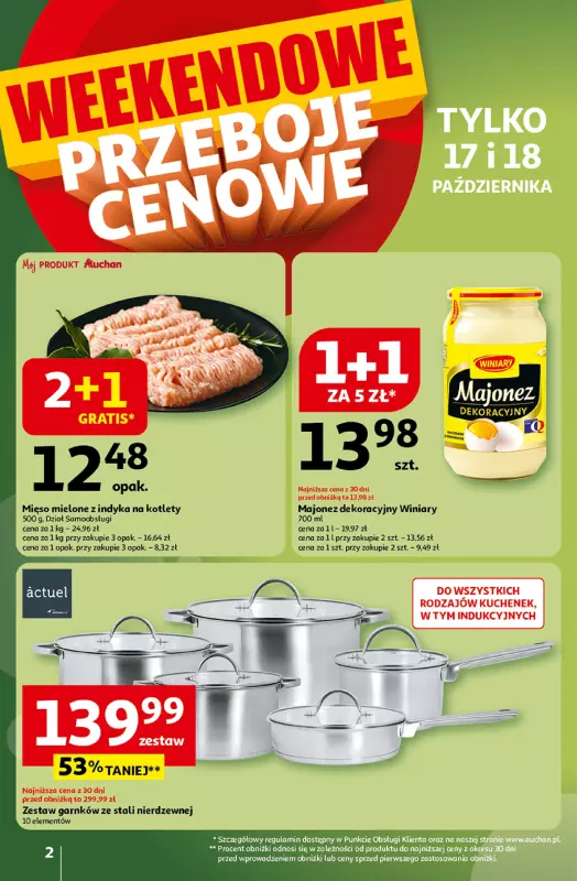 Auchan - gazetka promocyjna Wielkie przeboje cenowe Hipermarket   - strona 2