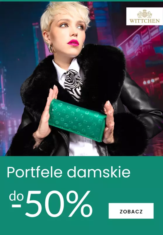 Wittchen - gazetka promocyjna Portfele damskie do -50% od środy 28.02 do piątku 08.03