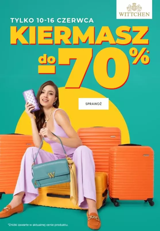 Wittchen - gazetka promocyjna Letni KIERMASZ aż do -70% od poniedziałku 10.06 do niedzieli 16.06