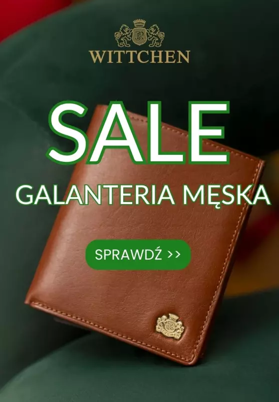 Wittchen - gazetka promocyjna Galanteria męska na wyprzedaży od piątku 10.01 