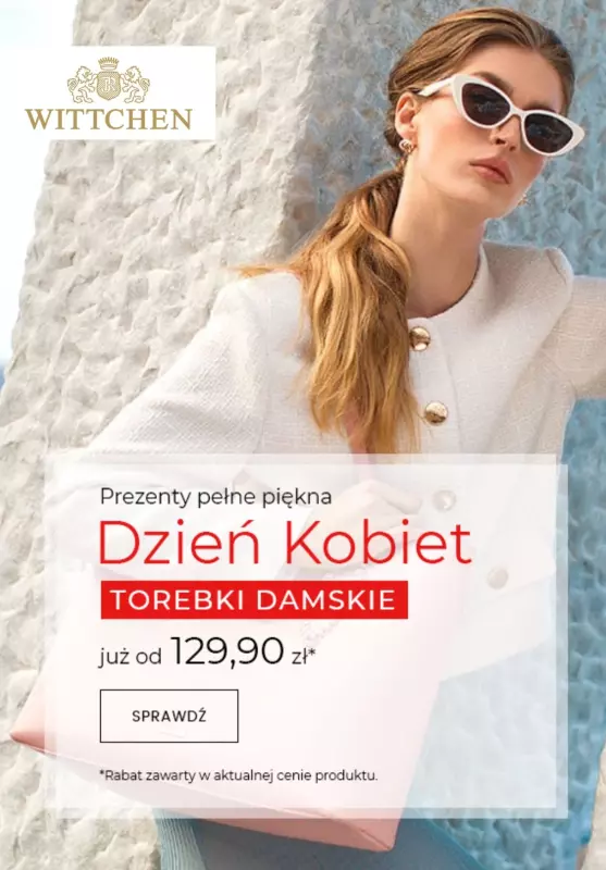 Wittchen - gazetka promocyjna Torebki damskie od 129,90 zł od wtorku 25.02 do soboty 08.03