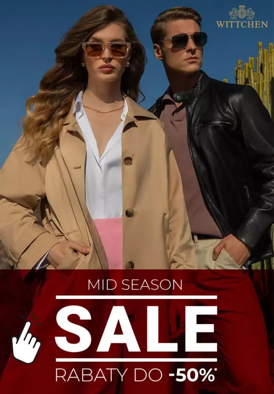Wittchen - gazetka promocyjna Do -50% Mid Season Sale od środy 23.04 