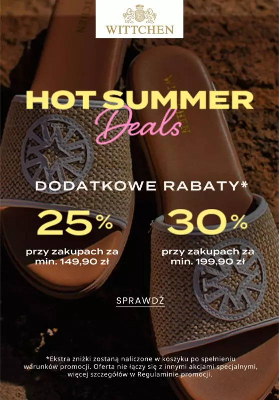 Wittchen - gazetka promocyjna Ddodatkowe rabaty do -30% od piątku 11.07 