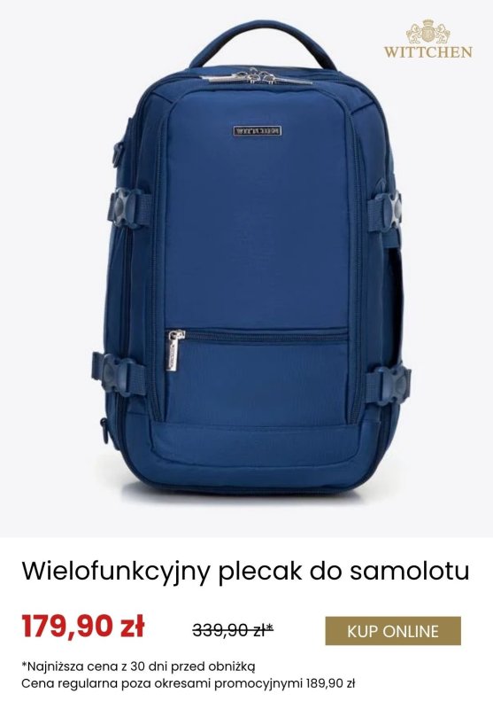 Wittchen - gazetka promocyjna Ekstra -20% na bagaż od piątku 25.07  - strona 7