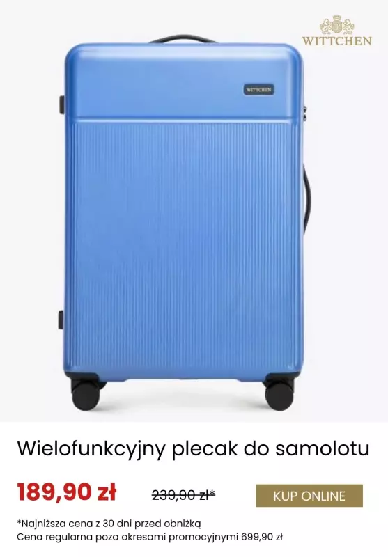 Wittchen - gazetka promocyjna Do -70% kiermasz travel od poniedziałku 28.07 do niedzieli 10.08 - strona 2