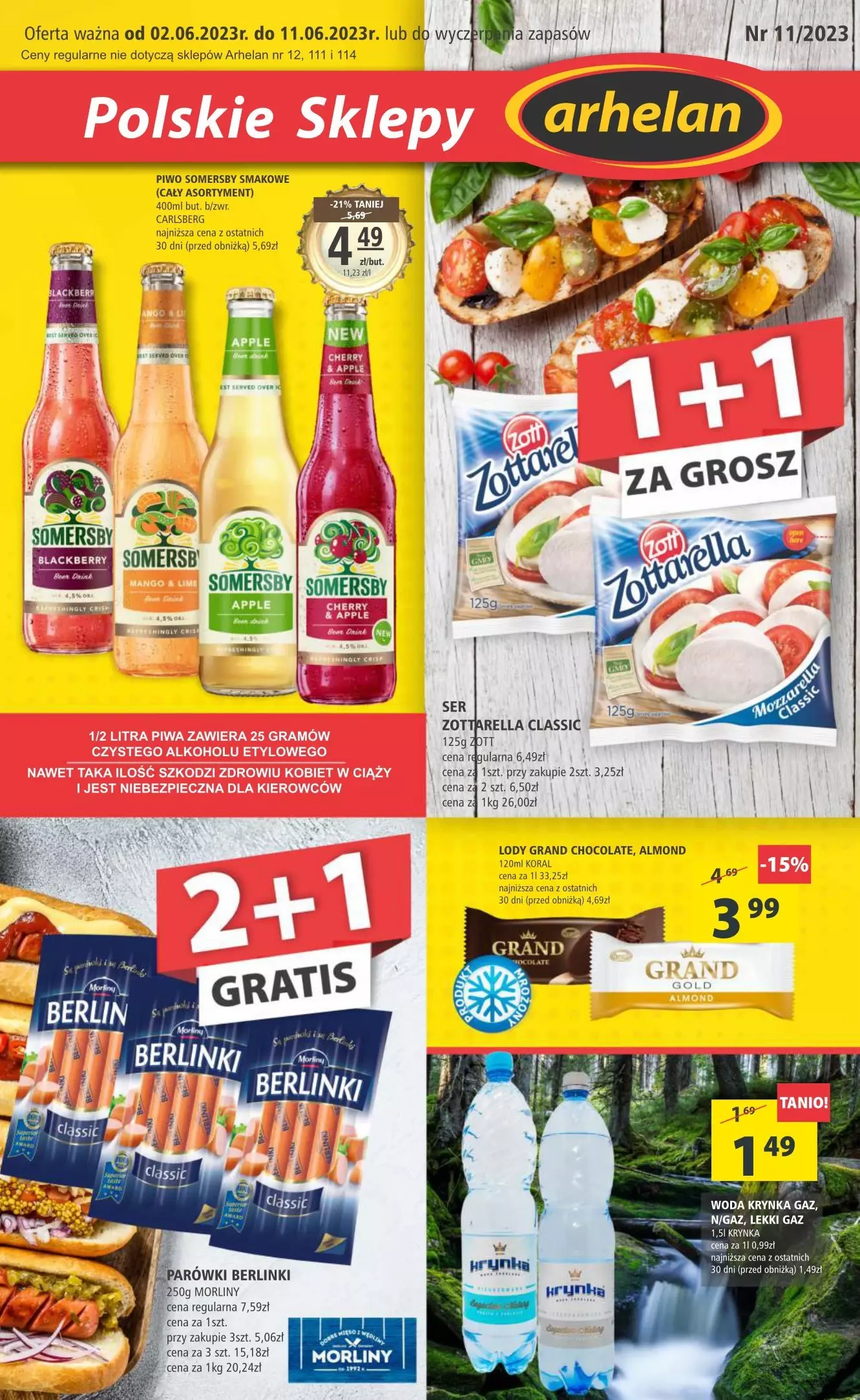Arhelan - gazetka promocyjna Gazetka od piątku 02.06 do niedzieli 11.06