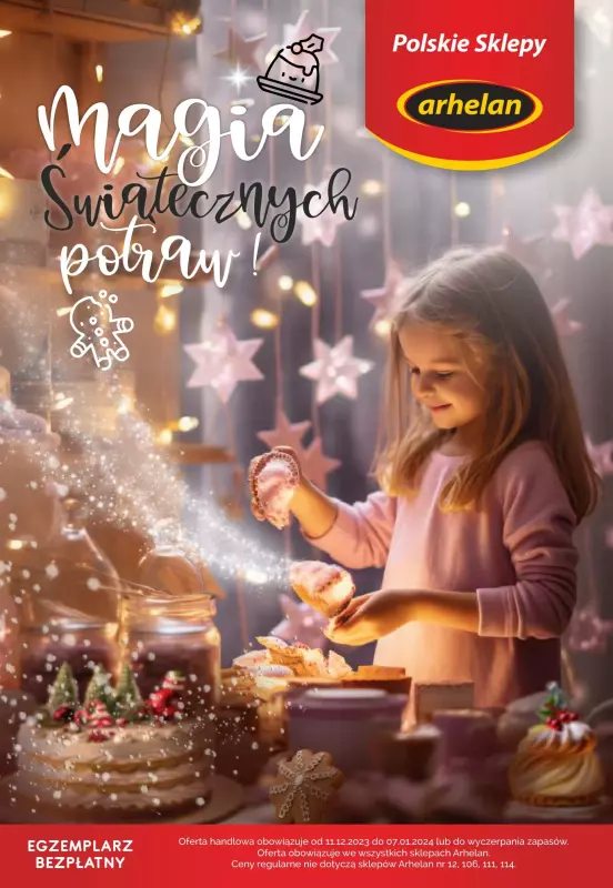 Arhelan - gazetka promocyjna Magia Świątecznych potraw od poniedziałku 11.12 do niedzieli 07.01