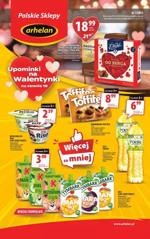 Arhelan - gazetka promocyjna Gazetka od piątku 07.02 do niedzieli 16.02