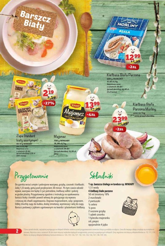 Arhelan - gazetka promocyjna Smaki Wielkanocy od piątku 04.04 do niedzieli 20.04 - strona 2
