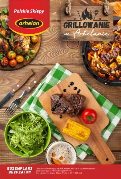 Arhelan - gazetka promocyjna Grillowanie w Arhelanie  