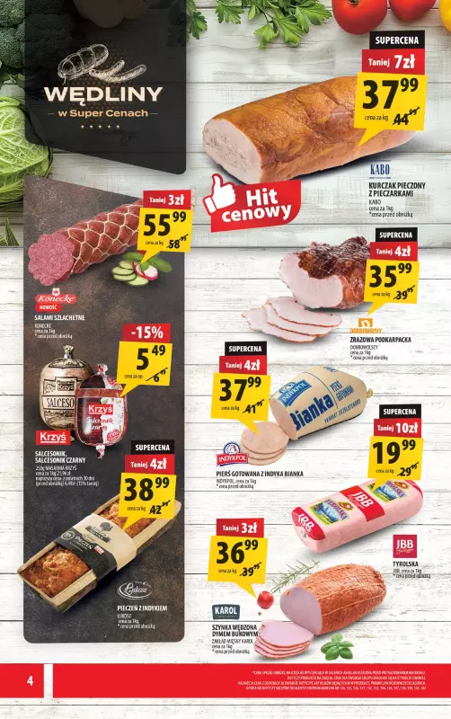 Arhelan - gazetka promocyjna Gazetka od piątku 26.09 do niedzieli 05.10 - strona 4