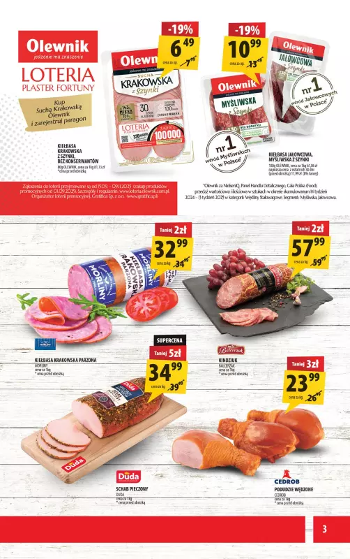 Arhelan - gazetka promocyjna Gazetka od piątku 26.09 do niedzieli 05.10 - strona 3