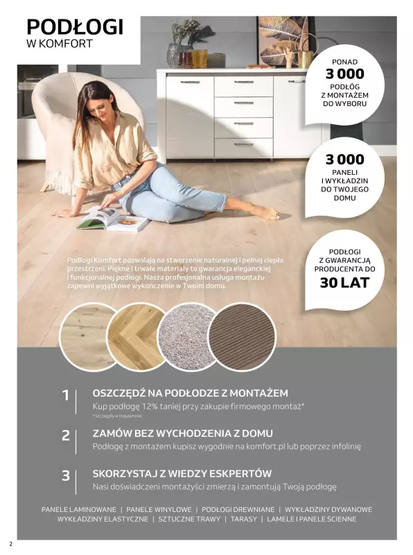 Komfort - gazetka promocyjna Gazetka od czwartku 01.08 do wtorku 10.09 - strona 2