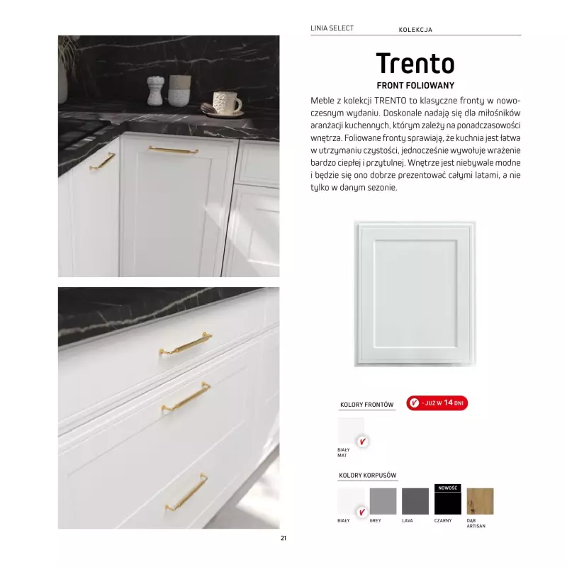 Komfort - gazetka promocyjna Katalog Kuchnie od środy 18.09 do środy 31.12 - strona 21