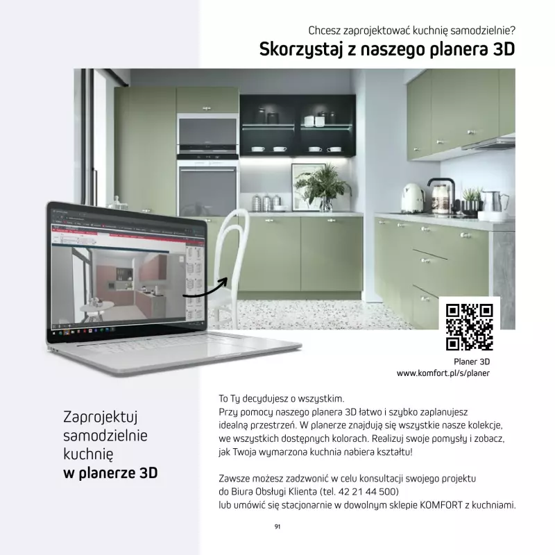 Komfort - gazetka promocyjna Katalog Kuchnie od środy 18.09 do środy 31.12 - strona 91