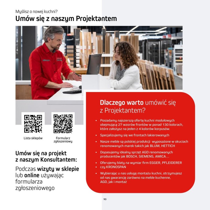 Komfort - gazetka promocyjna Katalog Kuchnie od środy 18.09 do środy 31.12 - strona 90
