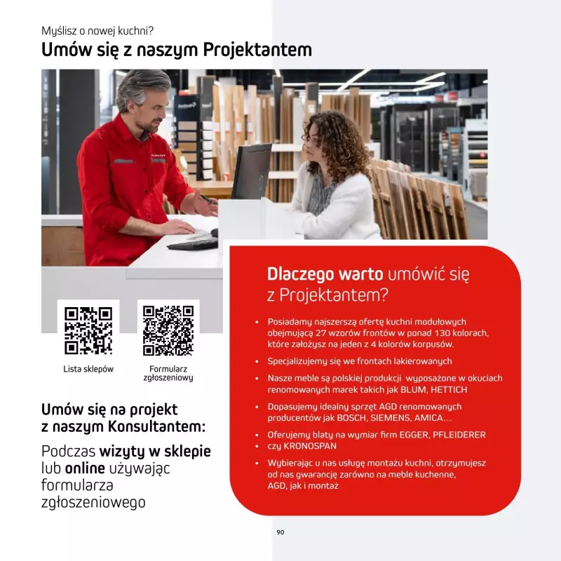 Komfort - gazetka promocyjna Katalog Kuchnie od środy 18.09 do środy 31.12 - strona 90