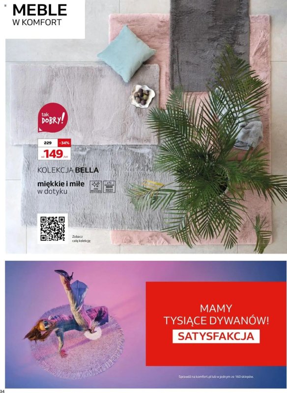 Komfort - gazetka promocyjna Gazetka od środy 07.05 do wtorku 10.06 - strona 34