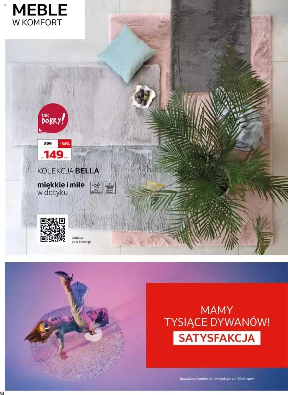 Komfort - gazetka promocyjna Gazetka od środy 07.05 do wtorku 10.06 - strona 34