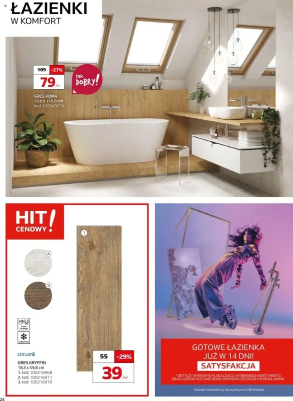 Komfort - gazetka promocyjna Gazetka od środy 07.05 do wtorku 10.06 - strona 24