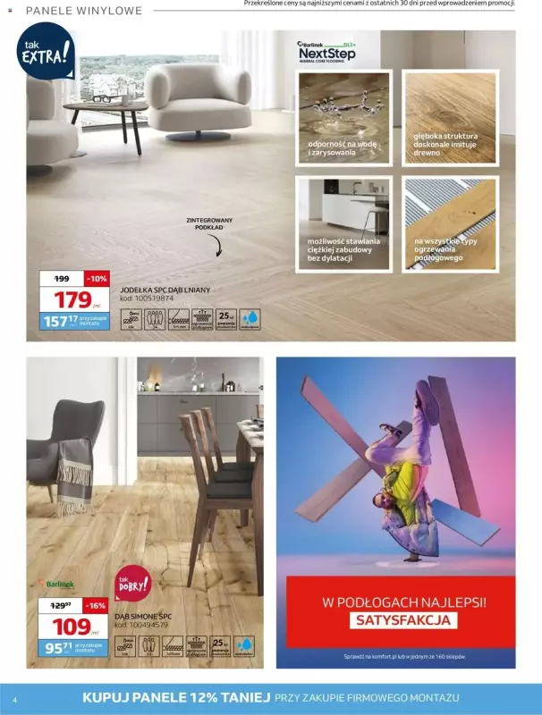 Komfort - gazetka promocyjna Gazetka od środy 11.06 do wtorku 15.07 - strona 4