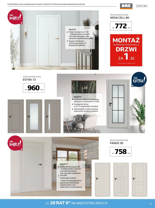 Komfort - gazetka promocyjna Gazetka od środy 16.07 do wtorku 12.08 - strona 31