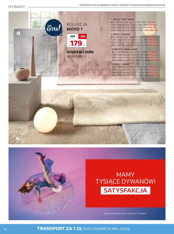 Komfort - gazetka promocyjna Gazetka od środy 16.07 do wtorku 12.08 - strona 34