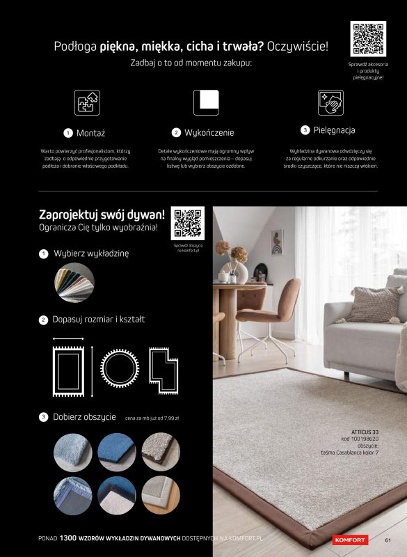 Komfort - gazetka promocyjna Katalog podłogi i drzwi 2024/2025 od poniedziałku 01.01 do środy 31.12 - strona 61