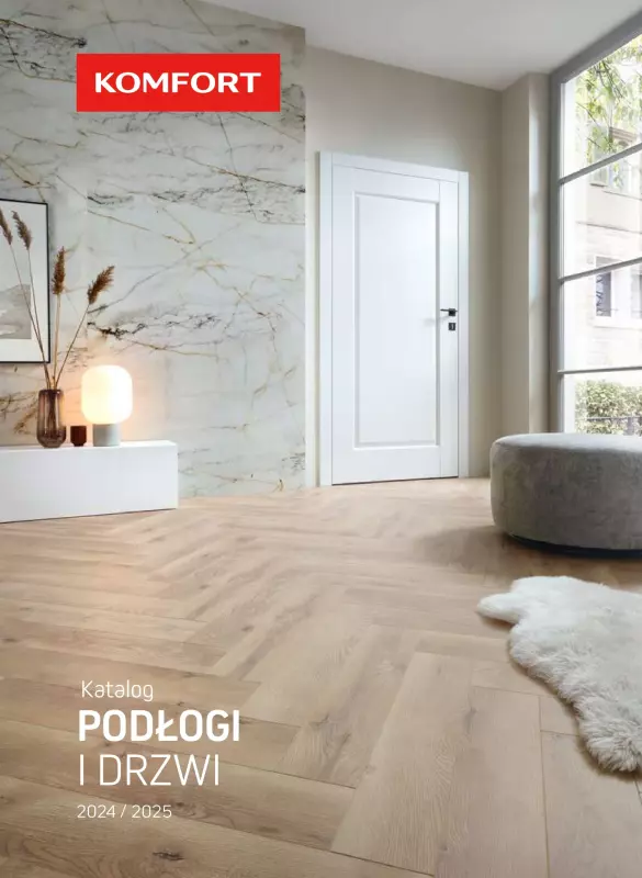 Komfort - gazetka promocyjna Katalog podłogi i drzwi 2024/2025 od poniedziałku 01.01 do środy 31.12