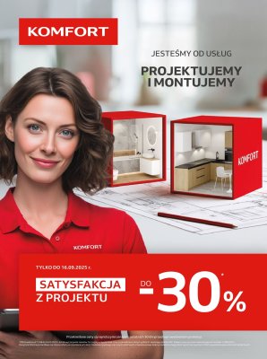 Komfort - gazetka promocyjna Gazetka od środy 13.08 do wtorku 16.09